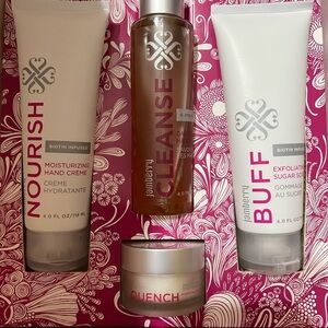 Jamberry Nourish and Buff Hand Care Set - Pink and Brown